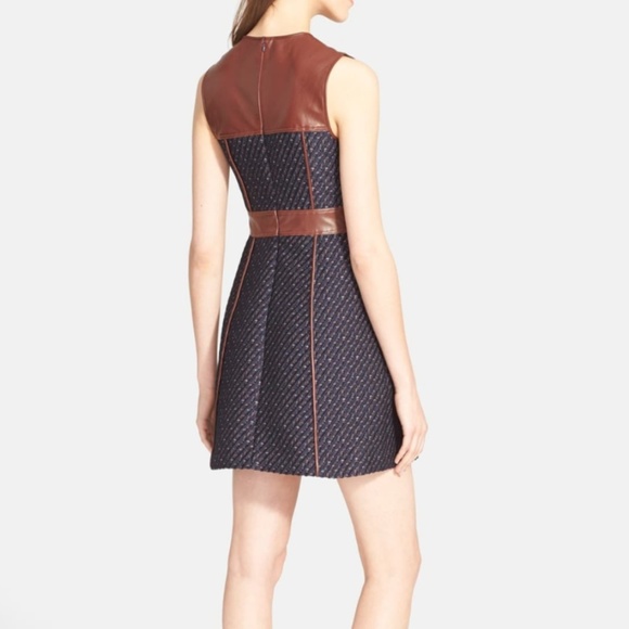 NWT Theory Calvino Tweed Fit & Flare Dress - Picture 3 of 7